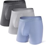 Separatec Men's 3 Pack Micro Modal Separate Pouches Comfort Fit Boxer Briefs - Image 8